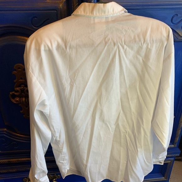 Vintage Joyce Sportsware Western Top Blouse Sz 12 Button Down - Picture 4 of 4
